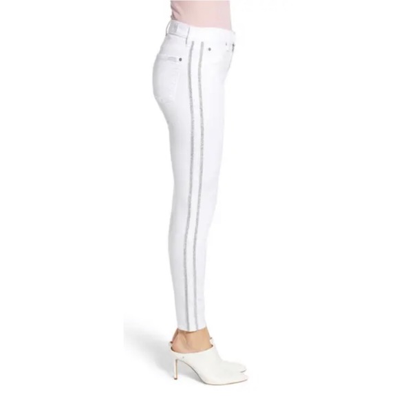 7 for All Mankind High Waist Ankle Skinny Jeans 34 - Picture 3 of 16